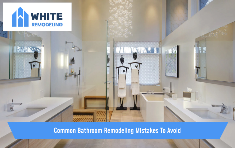 a beautifully remodeled bathroom with major mistakes